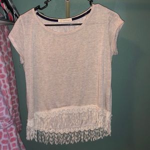 Rewind short sleeve top.